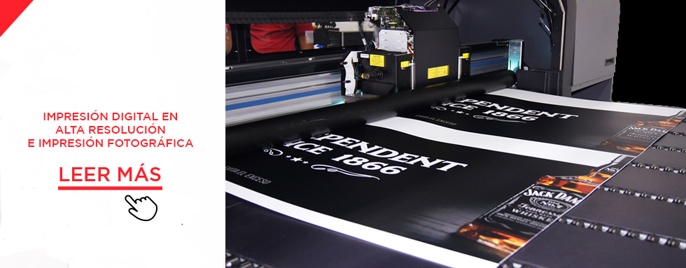 Impresión digital en alta resolución e impresión fotográfica