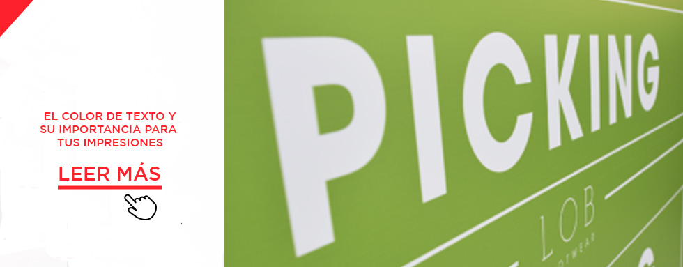El color de texto y su importancia para tus impresiones