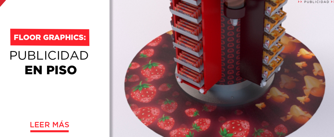 Floor graphics: Publicidad en piso.