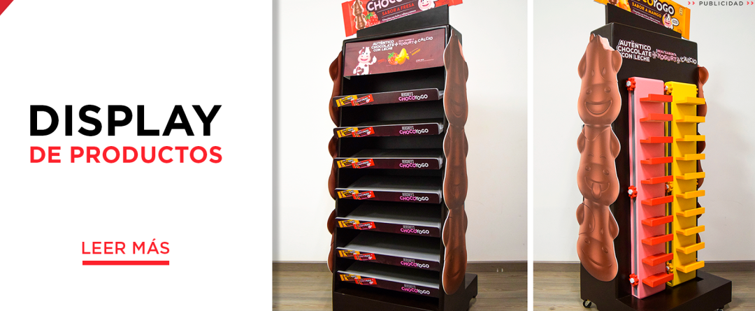 Display de productos tipos y uso