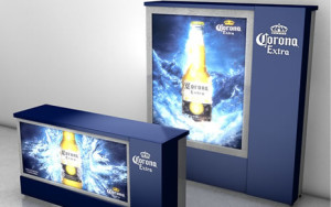 Mobiliario publicitario Corona